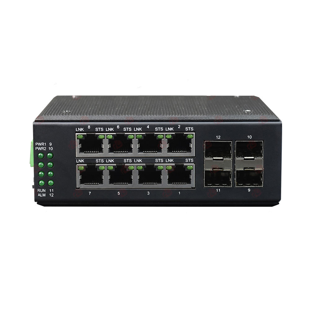 Ethernet Switch 8 Port - DIN Raylı L2 Yönetilebilir 8 Portlu