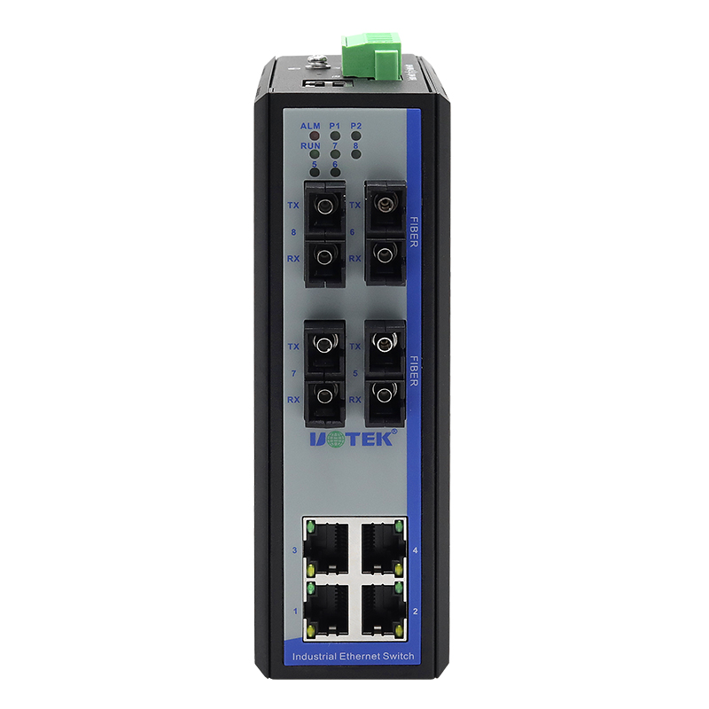 Ethernet Switch 8 Port - UOTEK 100M 8 Bağlantı Noktalı Yönetilen