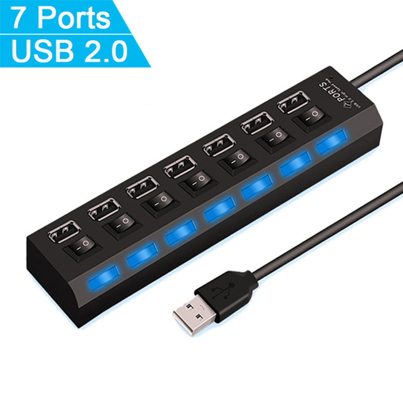 7 Port USB 2.0 Hub Splitter Di - Multi Port Usb Hub incelemesi ve fiyatı