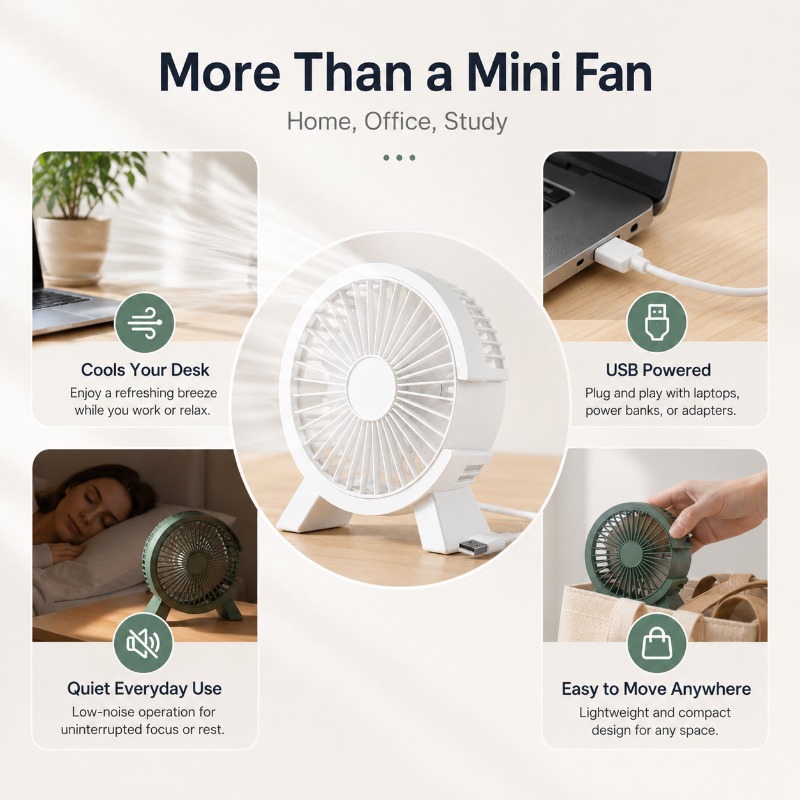 Mini USB şarj edilebilir masa  - Home Office Tech Gadgets incelemesi ve fiyatı