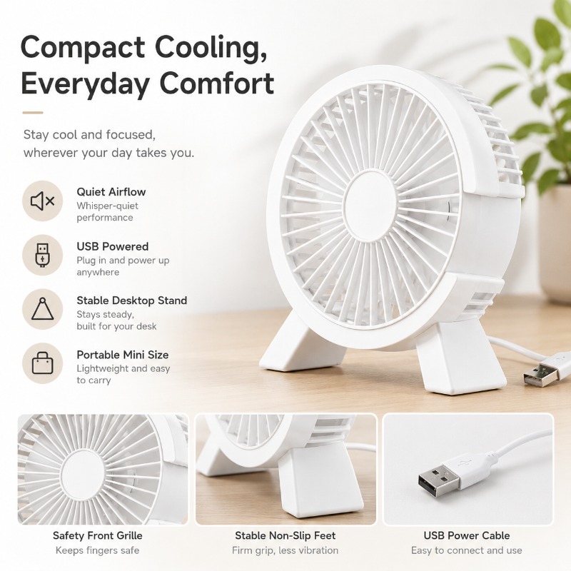 Mini USB şarj edilebilir masa  - Home Office Tech Gadgets incelemesi ve fiyatı