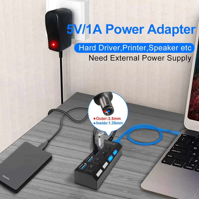 Yüksek Hızlı 4 Portlu USB HUB  - Multi Port Usb Hub incelemesi ve fiyatı