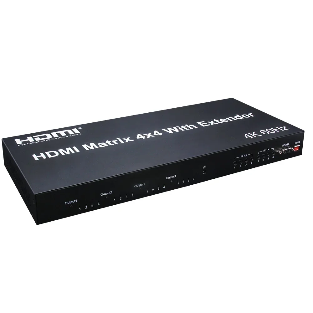 4K 60Hz 4X4 Matris HDMI2.0 4x4 - Ethernet Switch 8 Port incelemesi ve fiyatı