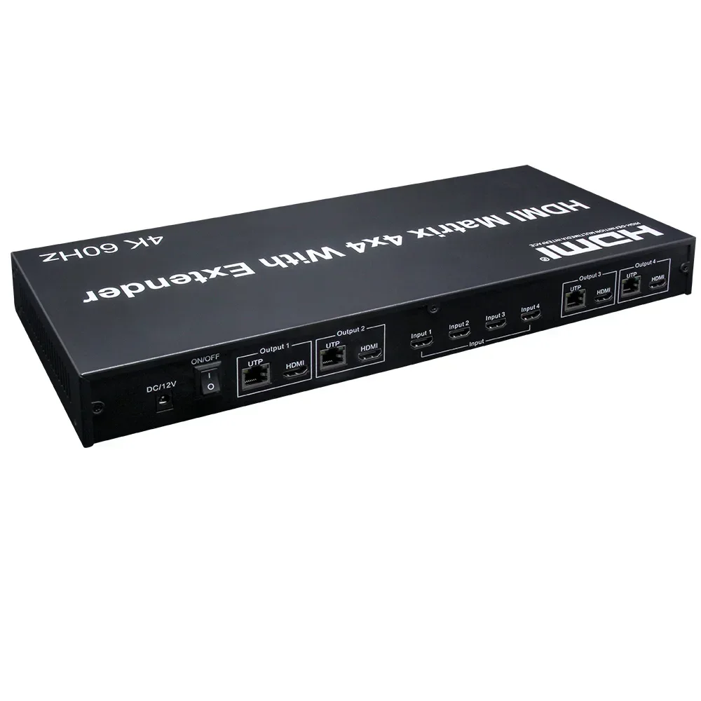 4K 60Hz 4X4 Matris HDMI2.0 4x4 - Ethernet Switch 8 Port incelemesi ve fiyatı