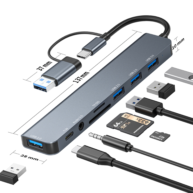 8'i 1 arada USB Hub A Tip C 3. - Multi Port Usb Hub incelemesi ve fiyatı