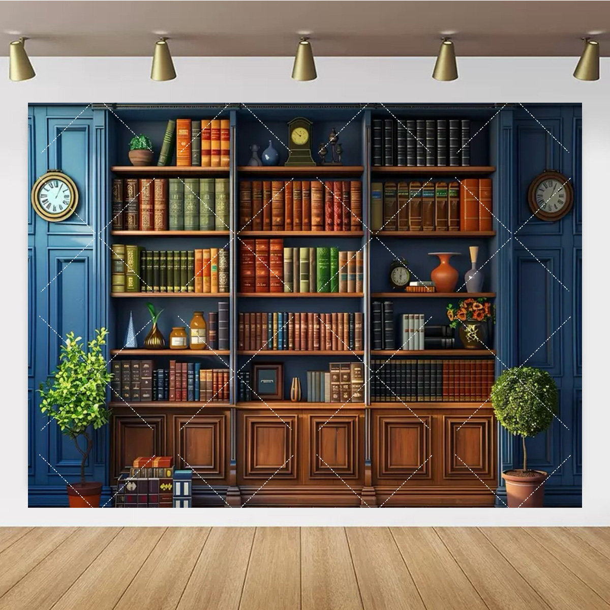 Vintage eski ahşap kitaplık ki - Office Tech Background incelemesi ve fiyatı