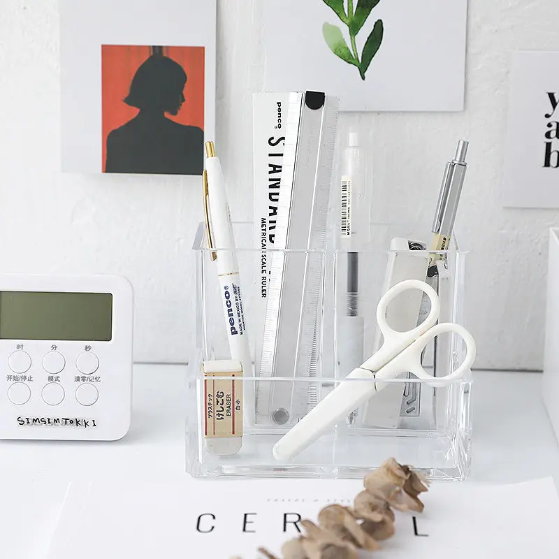 Basit akrilik şeffaf üç bölmel - Home Office Tech Gadgets incelemesi ve fiyatı