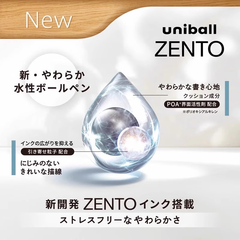 Uni-ball ZENTO Jel Kalem 0.38m - Office Tech Essentials incelemesi ve fiyatı