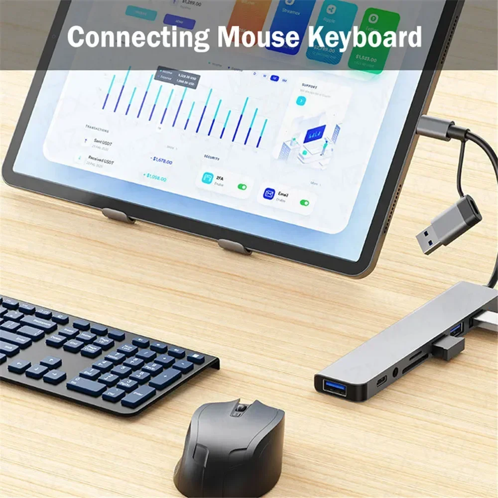 8'i 1 arada USB C Hub Genişlet - Multi Port Usb Hub incelemesi ve fiyatı