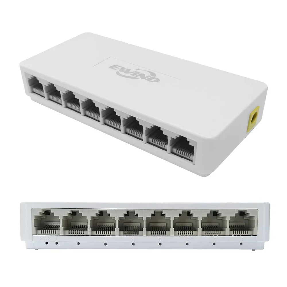 Yeni 10/100/1000 Mbps Ethernet - Ethernet Switch 8 Port incelemesi ve fiyatı